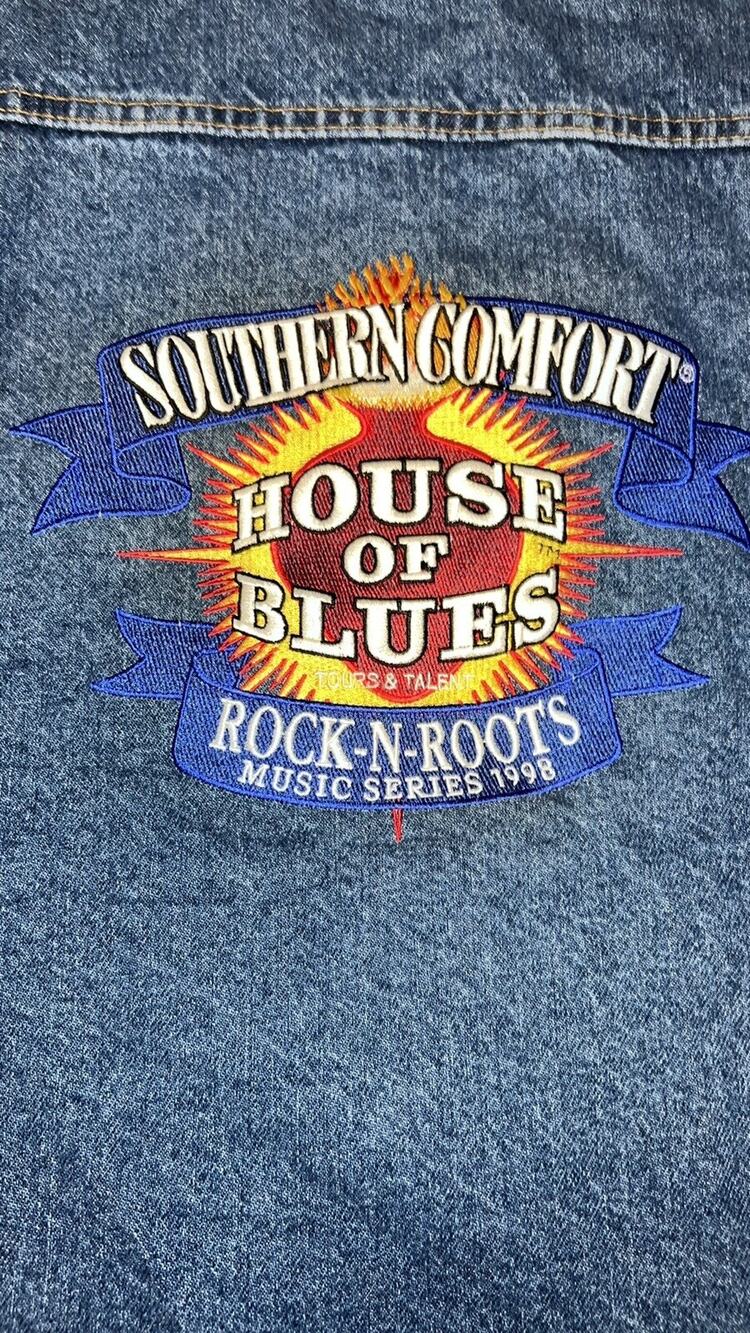 Vintage Denim Men's Jacket ID Wear HOUSE OF BLUES Denim XL NEW